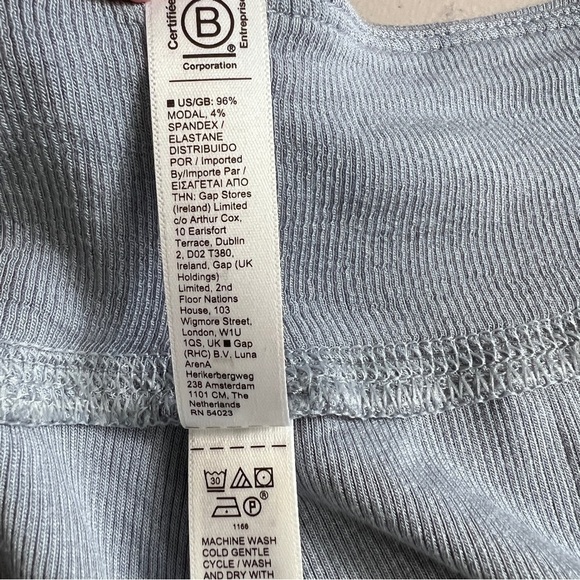 ATHLETA Light Blue Well Rested Rib Sleep Shorts - Picture 6 of 8